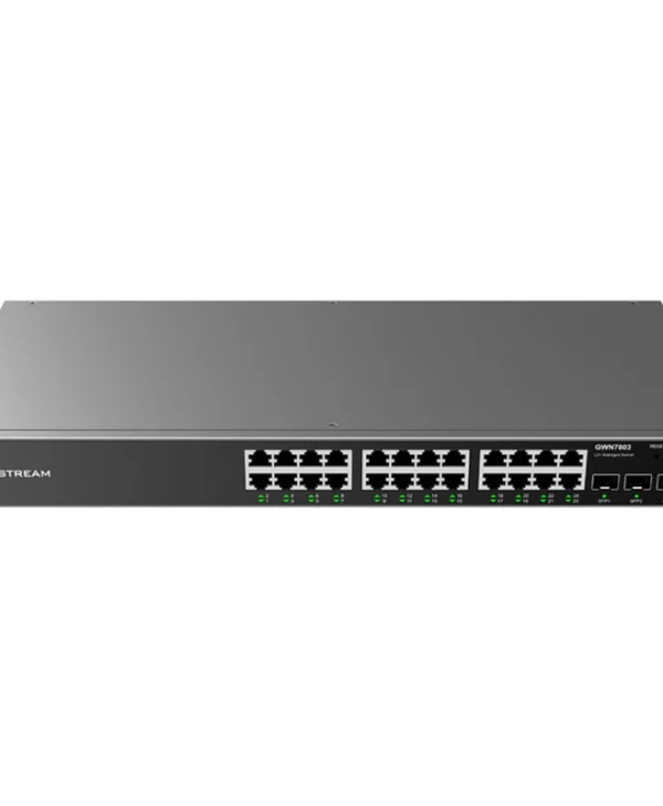 Grandstream GWN7803 Managed L2 Switch με 24 Θύρες Gigabit (1Gbps) Ethernet και 4 SFP Θύρες GWN7803