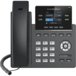 Grandstream GRP2612P Ενσύρματο Τηλέφωνο IP 2 γραμμών Μαύρο GRP2612P