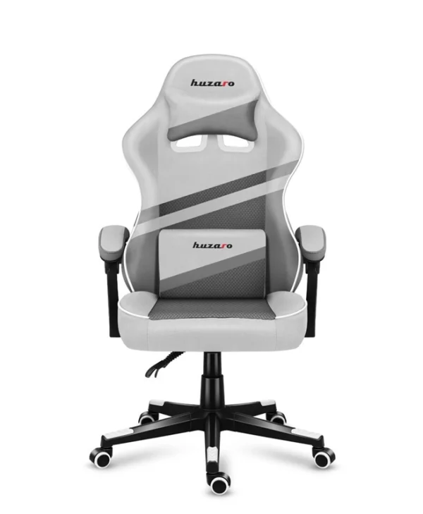 Huzaro Force 4.4 Mesh Υφασμάτινη Καρέκλα Gaming Λευκή