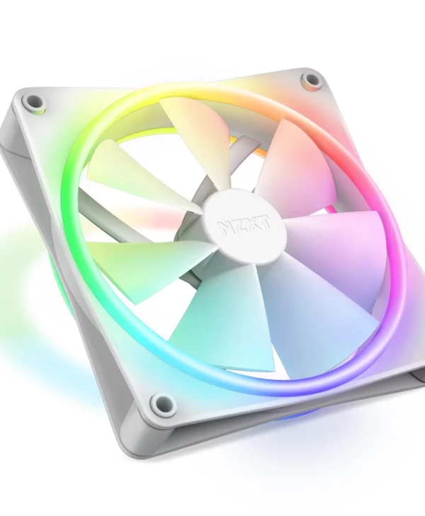NZXT F120 RGB Duo Case Fan με Σύνδεση 4-Pin PWM Λευκό