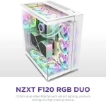 NZXT F120 RGB Duo Case Fan με Σύνδεση 4-Pin PWM Λευκό - Image 8