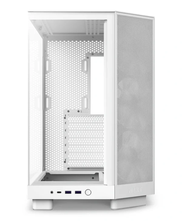 NZXT H6 Flow RGB Gaming Midi Tower Κουτί Υπολογιστή με Πλαϊνό Παράθυρο Λευκό