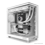 NZXT H6 Flow Gaming Midi Tower Κουτί Υπολογιστή με Πλαϊνό Παράθυρο Λευκό - Image 5