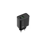 Natec Φορτιστής Χωρίς Καλώδιο με Θύρα USB-A και Θύρα USB-C 20W Power Delivery Μαύρος (Ribera NUC-2062) NUC-2062 - Image 2