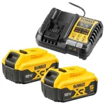 Dewalt Σετ 2 Μπαταριών Εργαλείου Λιθίου 18V Χωρητικότητας 5Ah με Φορτιστή - Image 2