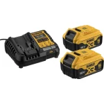 Dewalt Σετ 2 Μπαταριών Εργαλείου Λιθίου 18V Χωρητικότητας 5Ah με Φορτιστή - Image 3