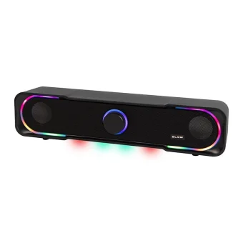 Blow MS-32 Ηχεία Υπολογιστή 2.0 με RGB Φωτισμό και Ισχύ 6W σε Μαύρο Χρώμα