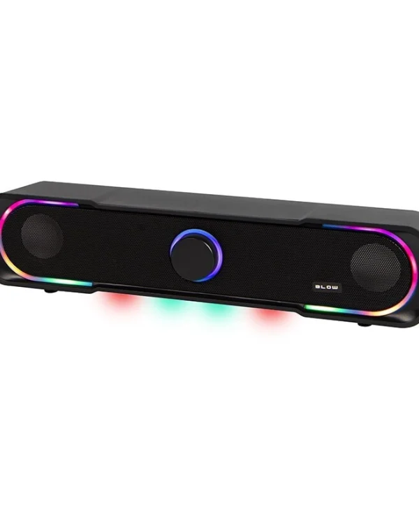 Blow MS-32 Ηχεία Υπολογιστή 2.0 με RGB Φωτισμό και Ισχύ 6W σε Μαύρο Χρώμα