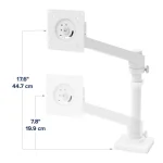 Ergotron NX Series Επιτραπέζια Βάση Οθόνης έως 34" Λευκή - Image 8