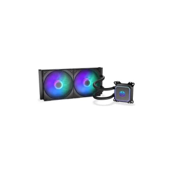 Endorfy Navis F280 Υδρόψυξη Επεξεργαστή Διπλού Ανεμιστήρα 120mm για Socket AM4/AM5/1700/1200/115x με ARGB Φωτισμό