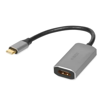 iBox Μετατροπέας USB-C male σε HDMI female Ασημί 1τμχ IACF4K IACF4K