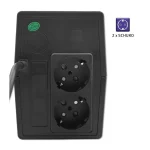 Qoltec FR UPS Line-Interactive 1000VA 600W με 2 Schuko Πρίζες - Image 3
