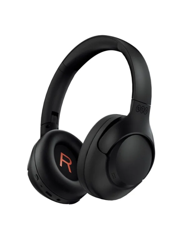 QCY H3 Ασύρματα / Ενσύρματα Over Ear Ακουστικά με 60 ώρες Λειτουργίας Μαύρα 6957141408407