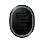 Samsung Φορτιστής Αυτοκινήτου 40W με Θύρες: 1xUSB 1xType-C Μαύρος - Image 2