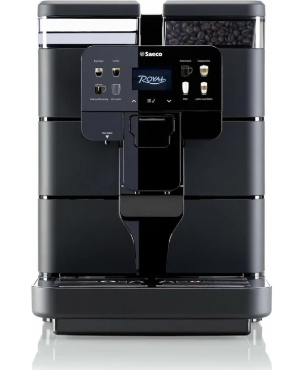 Saeco Royal OTC Αυτόματη Μηχανή Espresso 1400W Πίεσης 15bar με Μύλο Άλεσης Μαύρη