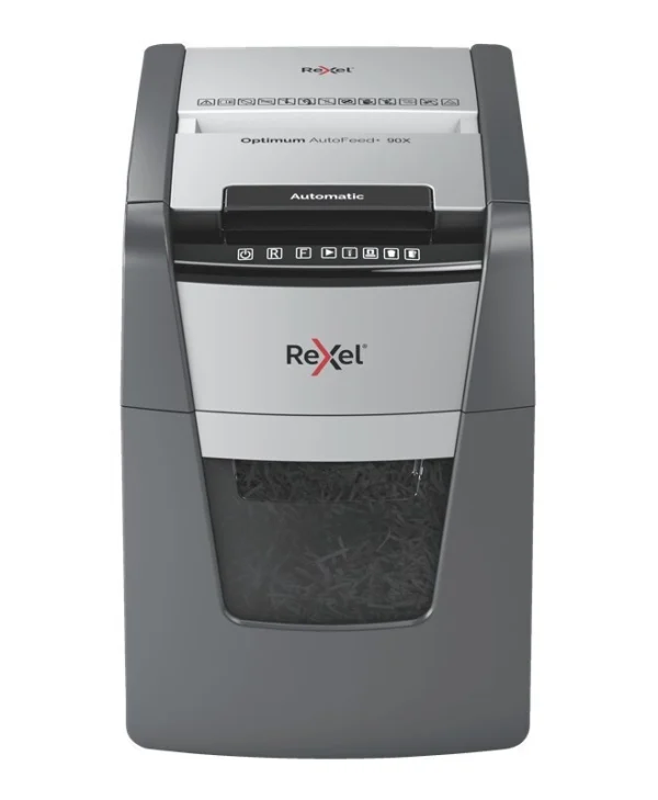Rexel Καταστροφέας Εγγράφων AutoFeed+ 90X Cross Cut με Κάδο 34lt 2020090XEU