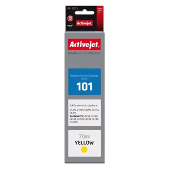 Active Jet Συμβατό Μελάνι Εκτυπωτή InkJet Epson 101 70ml Κίτρινο 1τμχ