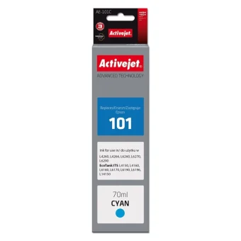 Active Jet Συμβατό Μελάνι Εκτυπωτή InkJet Epson 101 70ml Κυανό 1τμχ