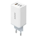 Savio Φορτιστής Χωρίς Καλώδιο με Θύρα USB-A και 2 Θύρες USB-C 65W Power Delivery / Quick Charge 3.0 Λευκός (LA-07) LA-07 - Image 2