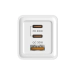 Savio Φορτιστής Χωρίς Καλώδιο με Θύρα USB-A και 2 Θύρες USB-C 65W Power Delivery / Quick Charge 3.0 Λευκός (LA-07) LA-07 - Image 5