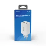 Savio Φορτιστής Χωρίς Καλώδιο με Θύρα USB-A και 2 Θύρες USB-C 65W Power Delivery / Quick Charge 3.0 Λευκός (LA-07) LA-07 - Image 6