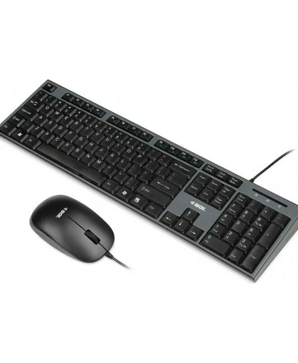 iBox Desktop KIT Pro Σετ Πληκτρολόγιο & Ποντίκι Αγγλικό US