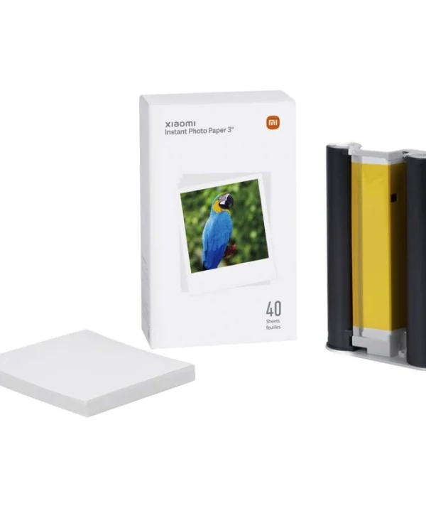 Xiaomi Instant Φωτογραφικό Χαρτί 3" για Εκτυπωτές Θερμικής Εξάχνωσης/Μεταφοράς 40 Φύλλα