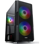Modecom Amirani ARGB Gaming Midi Tower Κουτί Υπολογιστή με Πλαϊνό Παράθυρο Μαύρο