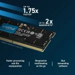 Crucial DDR5 με Module 1x8GB και Ταχύτητα 5600 για Laptop - Image 5
