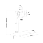 Newstar Επιτραπέζια Βάση Οθόνης έως 30" (FPMA-D890BLACK) FPMA-D890BLACK - Image 3