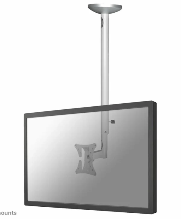 Newstar FPMA-C050Silver Βάση Τηλεόρασης Οροφής με Βραχίονα έως 30" και 20kg