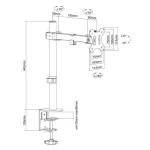 Neomounts Βάση Γραφείου Οθόνης έως 32" με Βραχίονα (FPMA-D540BLACK) FPMA-D540BLACK - Image 4