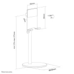 Newstar DS10-200SL1 Βάση Γραφείου για Κινητό σε Ασημί χρώμα DS10-200SL1 - Image 7