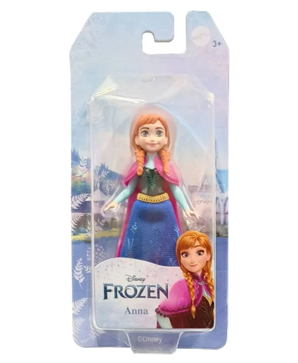 Mattel Frozen Άννα-Μπλε Φόρεμα για 3+ ετών Ετών 9εκ.