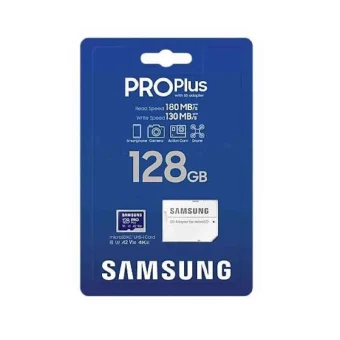 Samsung Pro Plus (2023) microSDXC 128GB U3 V30 A2 UHS-I με αντάπτορα