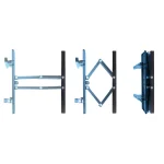 Esperanza ERW012 Βάση Τηλεόρασης Τοίχου έως 70" και 55kg Μαύρο ERW012 - Image 2