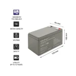 Qoltec Μπαταρία UPS με Χωρητικότητα 7Ah και Τάση 12V 53076 1τμχ 53076 - Image 4
