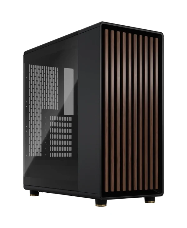 Fractal Design North Gaming Midi Tower Κουτί Υπολογιστή με Πλαϊνό Παράθυρο Charcoal Black TGD