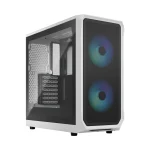 Fractal Design Focus 2 Gaming Midi Tower Κουτί Υπολογιστή με Πλαϊνό Παράθυρο RGB White