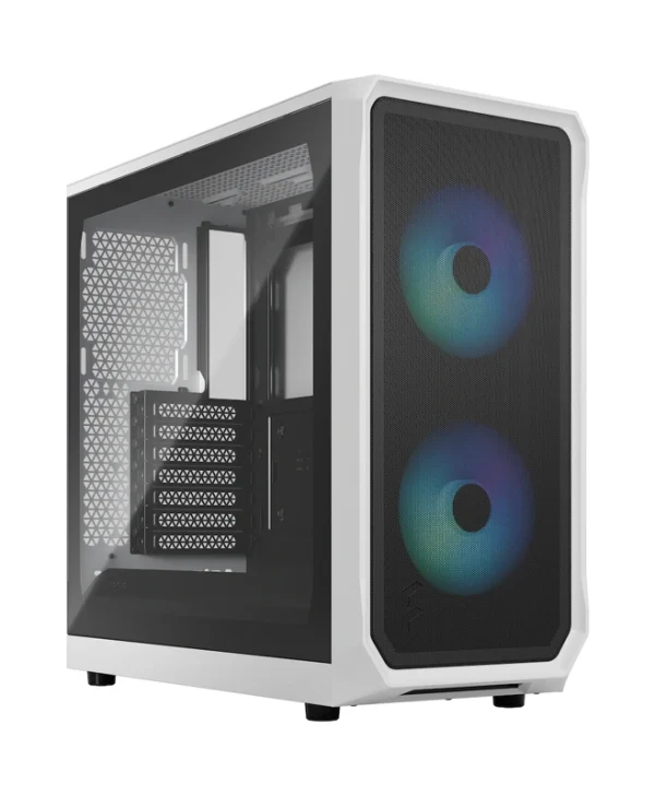 Fractal Design Focus 2 Gaming Midi Tower Κουτί Υπολογιστή με Πλαϊνό Παράθυρο RGB White