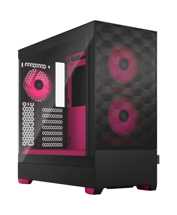 Fractal Design Pop Air Gaming Mini Tower Κουτί Υπολογιστή με Πλαϊνό Παράθυρο και RGB Φωτισμό RGB Magenta Core