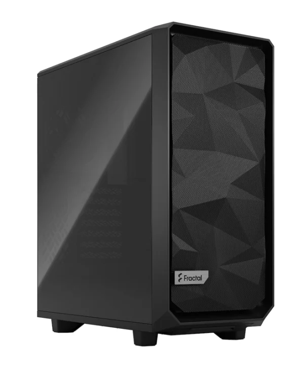 Fractal Design Meshify 2 Compact Dark Tempered Glass Gaming Midi Tower Κουτί Υπολογιστή με Πλαϊνό Παράθυρο Μαύρο