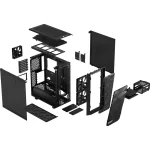 Fractal Design Meshify 2 Compact Dark Tempered Glass Gaming Midi Tower Κουτί Υπολογιστή με Πλαϊνό Παράθυρο Μαύρο - Image 9