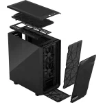 Fractal Design Meshify 2 Compact Dark Tempered Glass Gaming Midi Tower Κουτί Υπολογιστή με Πλαϊνό Παράθυρο Μαύρο - Image 10