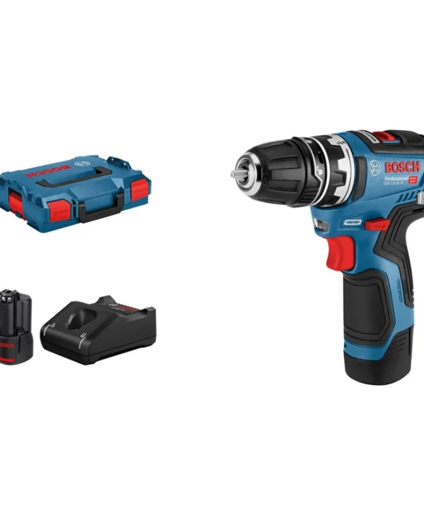 Bosch GSR 12V-35 FC Δραπανοκατσάβιδο Μπαταρίας 12V 2x3Ah