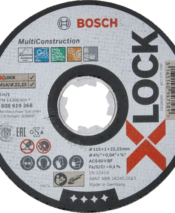 Bosch Expert for Multi Material Δίσκος Κοπής Δομικών Υλικών 115mm