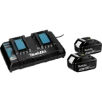 Makita Σετ 2 Μπαταριών Εργαλείου Λιθίου 18V Χωρητικότητας 6Ah με Φορτιστή - Image 2