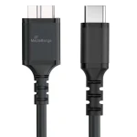 MediaRange USB 3.0 Micro-B to USB Type-C 50cm Black  MRCS257