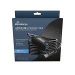 MediaRange Ενεργό Καλώδιο Επέκτασης USB-A Male to USB-A Female 5Gbps με Repeater 3.0 5m Μαύρο MRCS242 - Image 2
