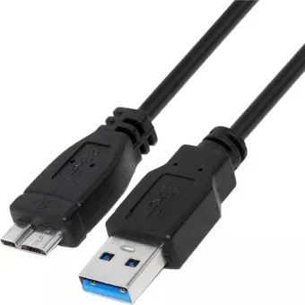 MediaRange USB 3.0 Micro-B to USB‑A 1.8m 5Gbps Μαύρο MRCS240